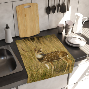 Tea & Kitchen Towel- Chital Deer