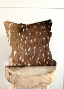 Chital Deer Hide Cushion