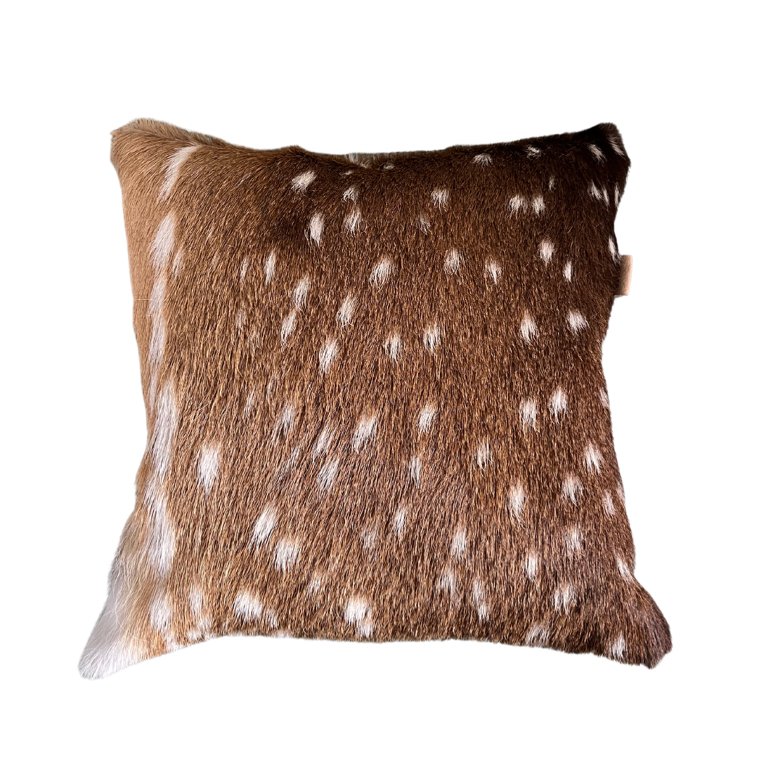 Chital Deer Hide Cushion